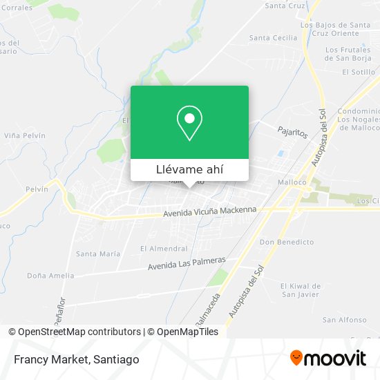 Mapa de Francy Market