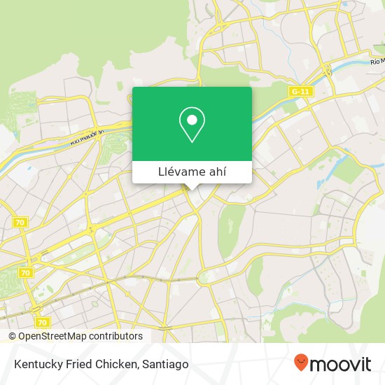 Mapa de Kentucky Fried Chicken