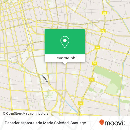 Mapa de Panaderia / pasteleria Maria Soledad