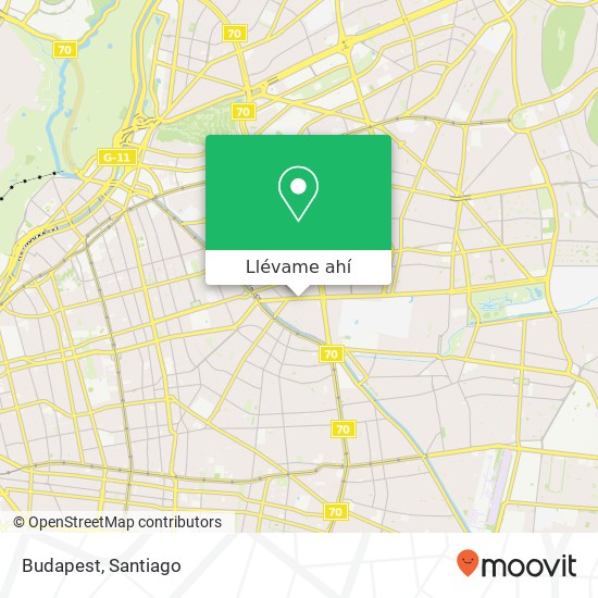 Mapa de Budapest