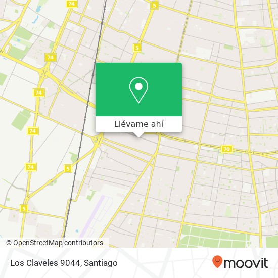 Mapa de Los Claveles 9044