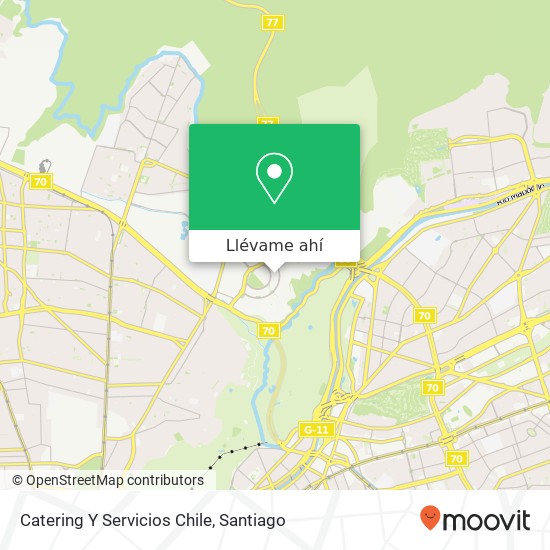 Mapa de Catering Y Servicios Chile
