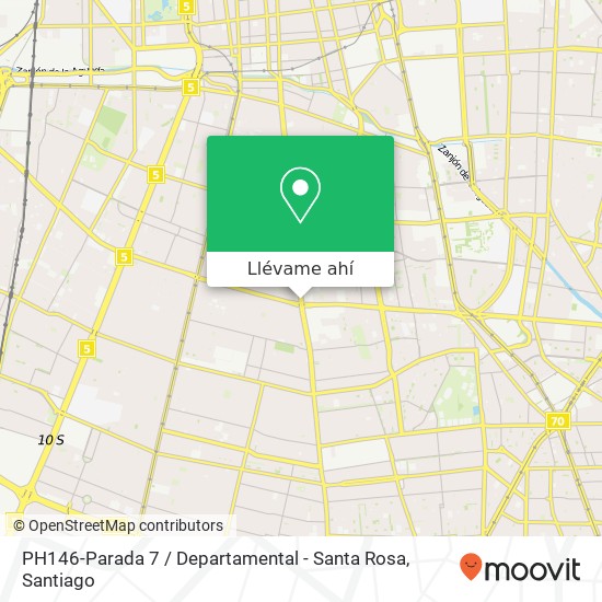 Mapa de PH146-Parada 7 / Departamental - Santa Rosa