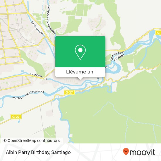 Mapa de Albin Party Birthday