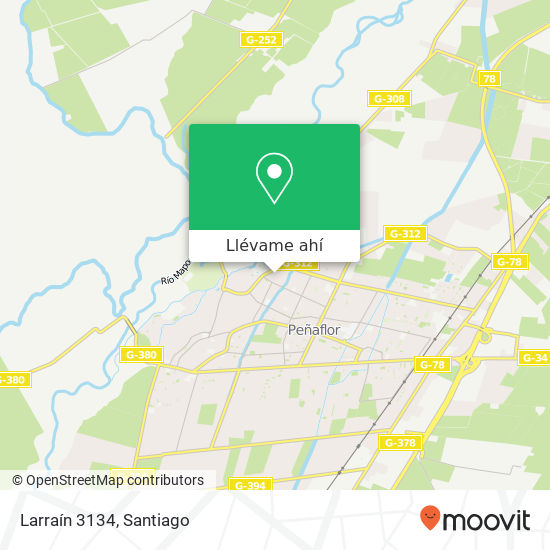 Mapa de Larraín 3134
