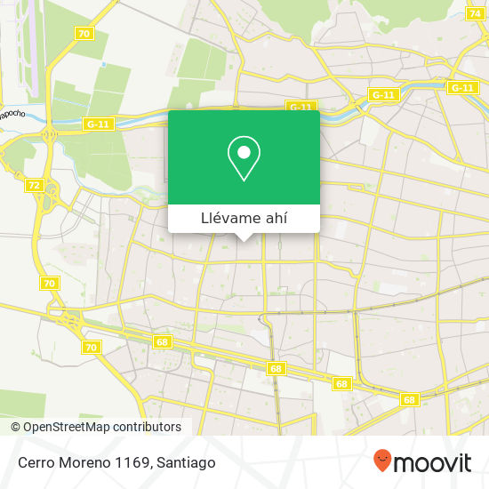 Mapa de Cerro Moreno 1169