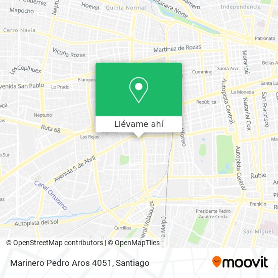 Mapa de Marinero Pedro Aros 4051
