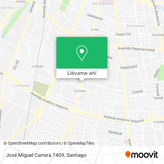 Mapa de José Miguel Carrera 7409
