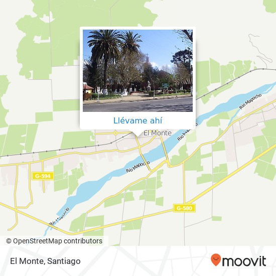 Mapa de El Monte