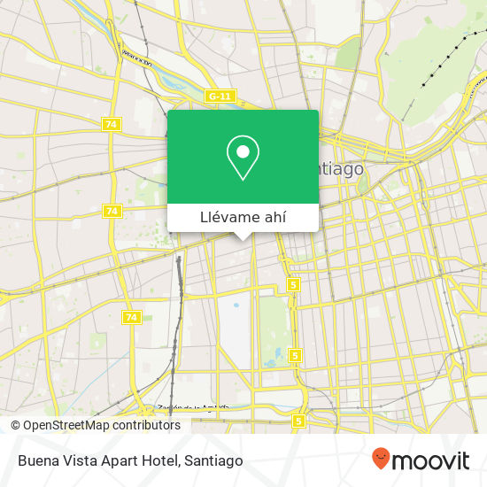 Mapa de Buena Vista  Apart Hotel
