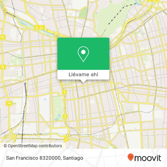 Mapa de San Francisco 8320000