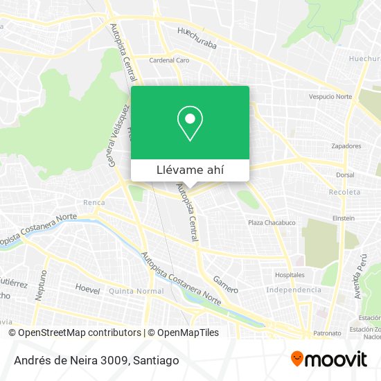 Mapa de Andrés de Neira 3009
