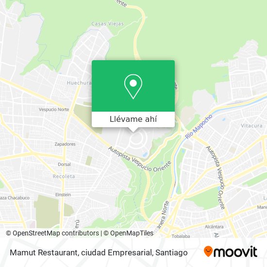 Mapa de Mamut Restaurant, ciudad Empresarial