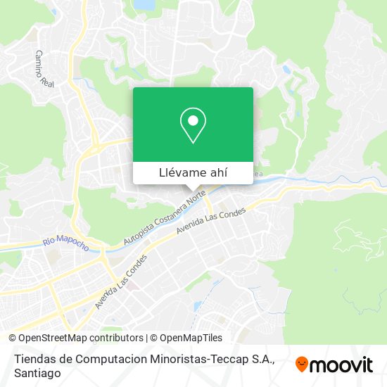 Mapa de Tiendas de Computacion Minoristas-Teccap S.A.