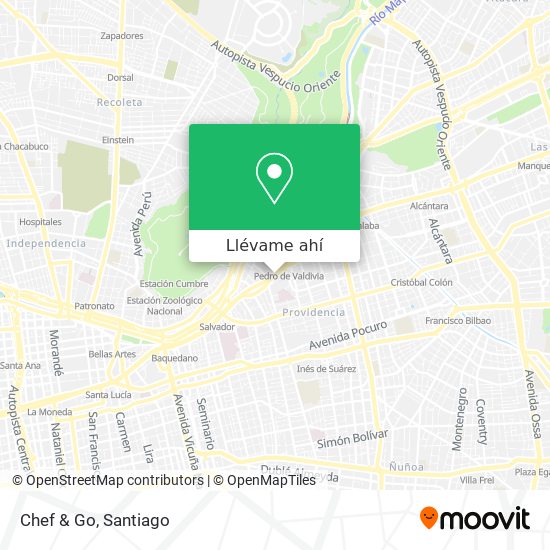 Mapa de Chef & Go