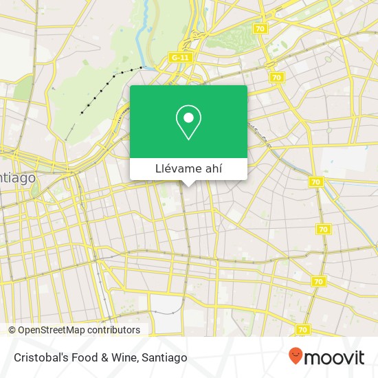 Mapa de Cristobal's Food & Wine