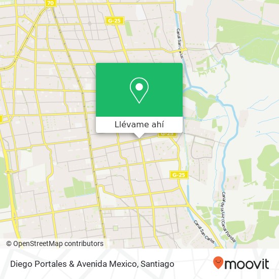 Mapa de Diego Portales & Avenida Mexico