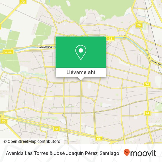 Mapa de Avenida Las Torres & José Joaquín Pérez
