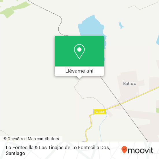 Mapa de Lo Fontecilla & Las Tinajas de Lo Fontecilla Dos