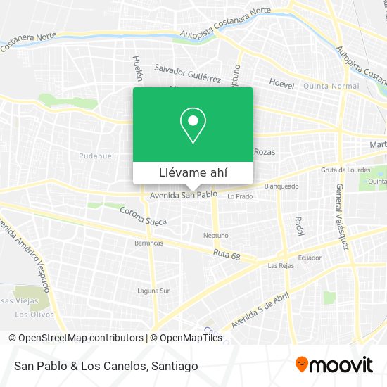 Mapa de San Pablo & Los Canelos