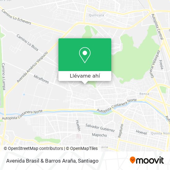 Mapa de Avenida Brasil & Barros Araña