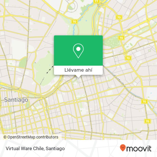 Mapa de Virtual Ware Chile
