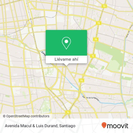 Mapa de Avenida Macul & Luis Durand