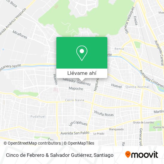 Mapa de Cinco de Febrero & Salvador Gutiérrez
