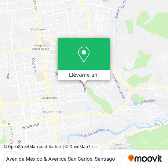 Mapa de Avenida Mexico & Avenida San Carlos