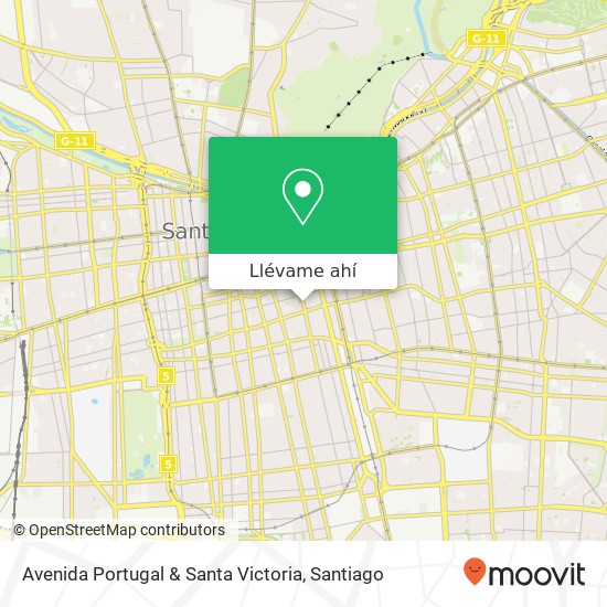 Mapa de Avenida Portugal & Santa Victoria