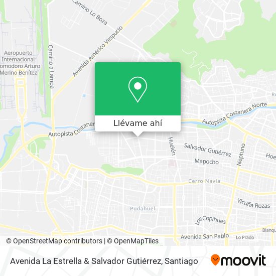 Mapa de Avenida La Estrella & Salvador Gutiérrez