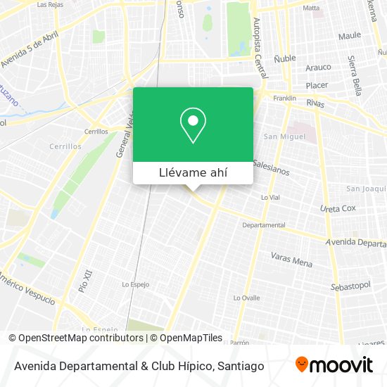Mapa de Avenida Departamental & Club Hípico