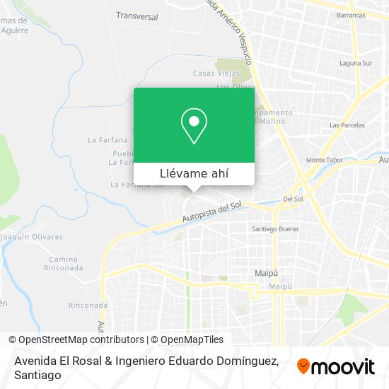 Mapa de Avenida El Rosal & Ingeniero Eduardo Domínguez