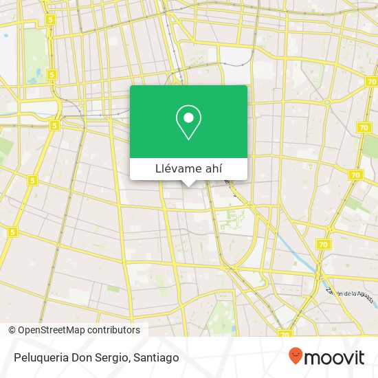 Mapa de Peluqueria Don Sergio