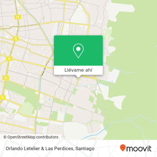 Mapa de Orlando Letelier & Las Perdices