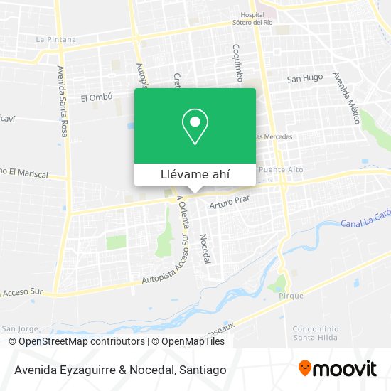 Mapa de Avenida Eyzaguirre & Nocedal