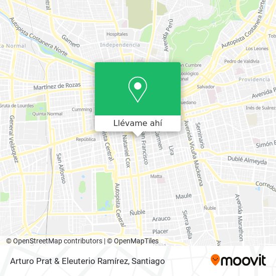 Mapa de Arturo Prat & Eleuterio Ramírez