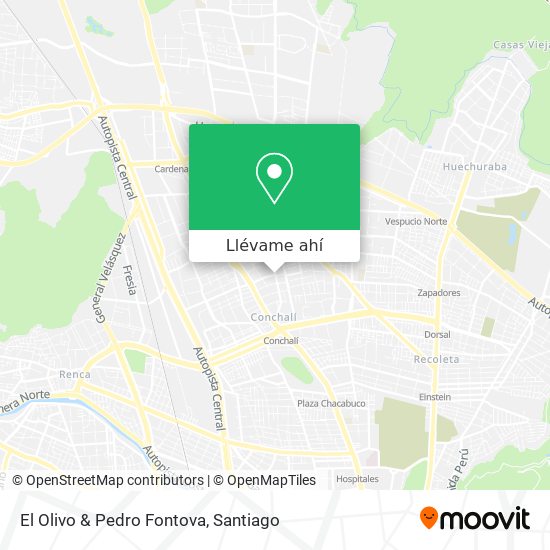 Mapa de El Olivo & Pedro Fontova