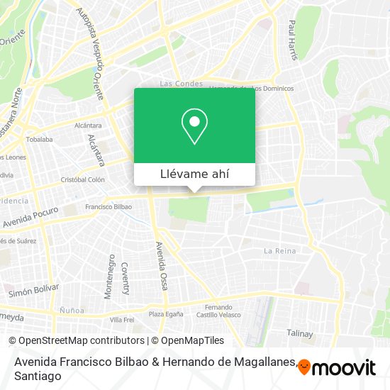 Mapa de Avenida Francisco Bilbao & Hernando de Magallanes