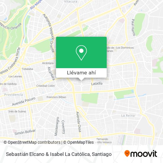 Mapa de Sebastián Elcano & Isabel La Católica
