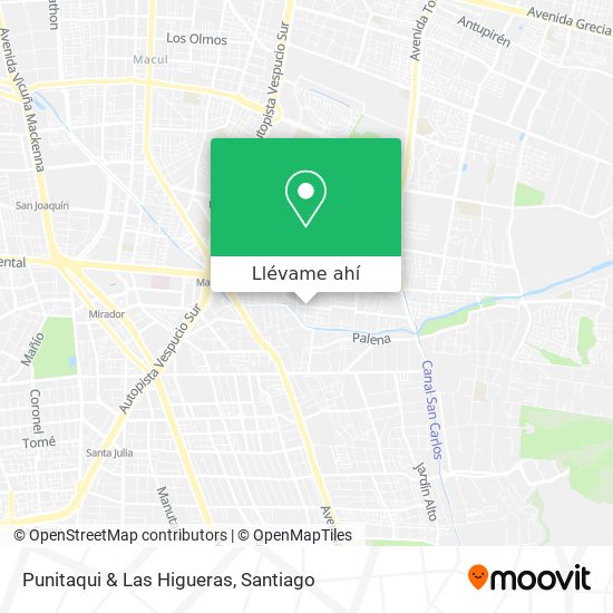 Mapa de Punitaqui & Las Higueras