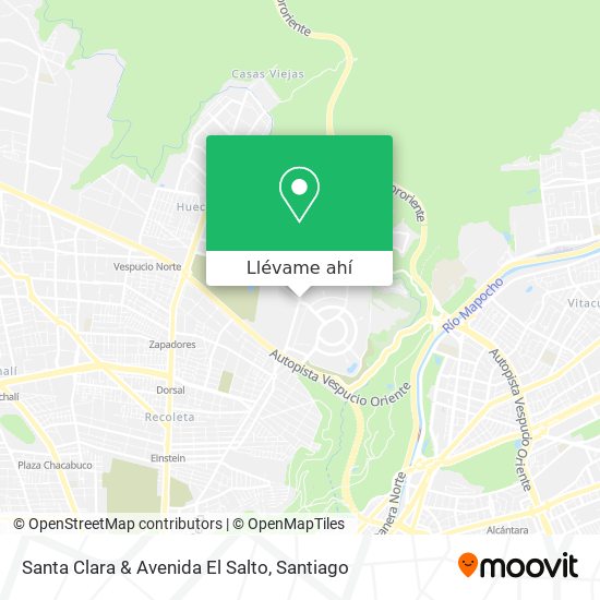 Mapa de Santa Clara & Avenida El Salto