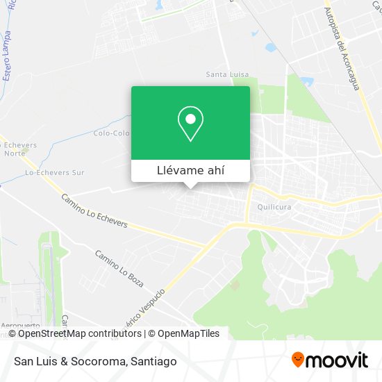 Mapa de San Luis & Socoroma