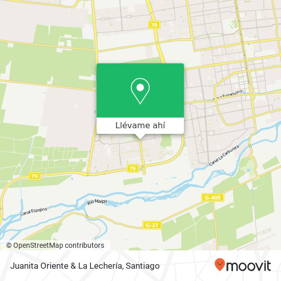 Mapa de Juanita Oriente & La Lechería