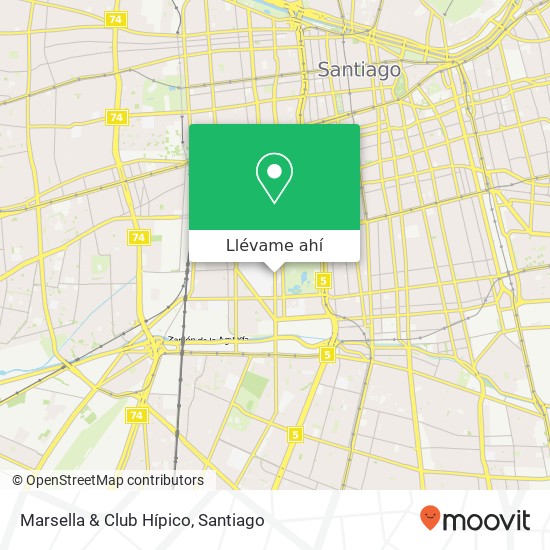 Mapa de Marsella & Club Hípico