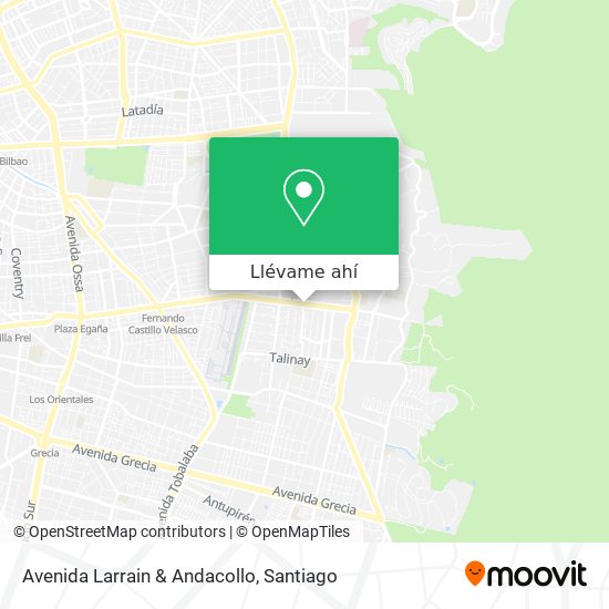Mapa de Avenida Larrain & Andacollo