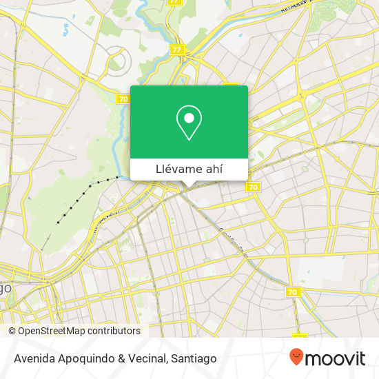 Mapa de Avenida Apoquindo & Vecinal