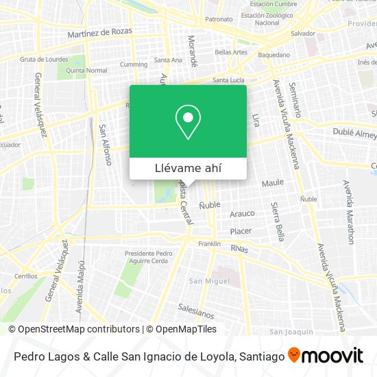 Mapa de Pedro Lagos & Calle San Ignacio de Loyola