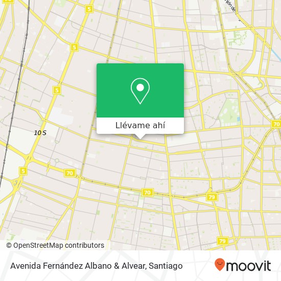 Mapa de Avenida Fernández Albano & Alvear