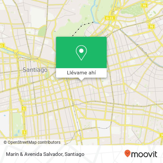 Mapa de Marín & Avenida Salvador